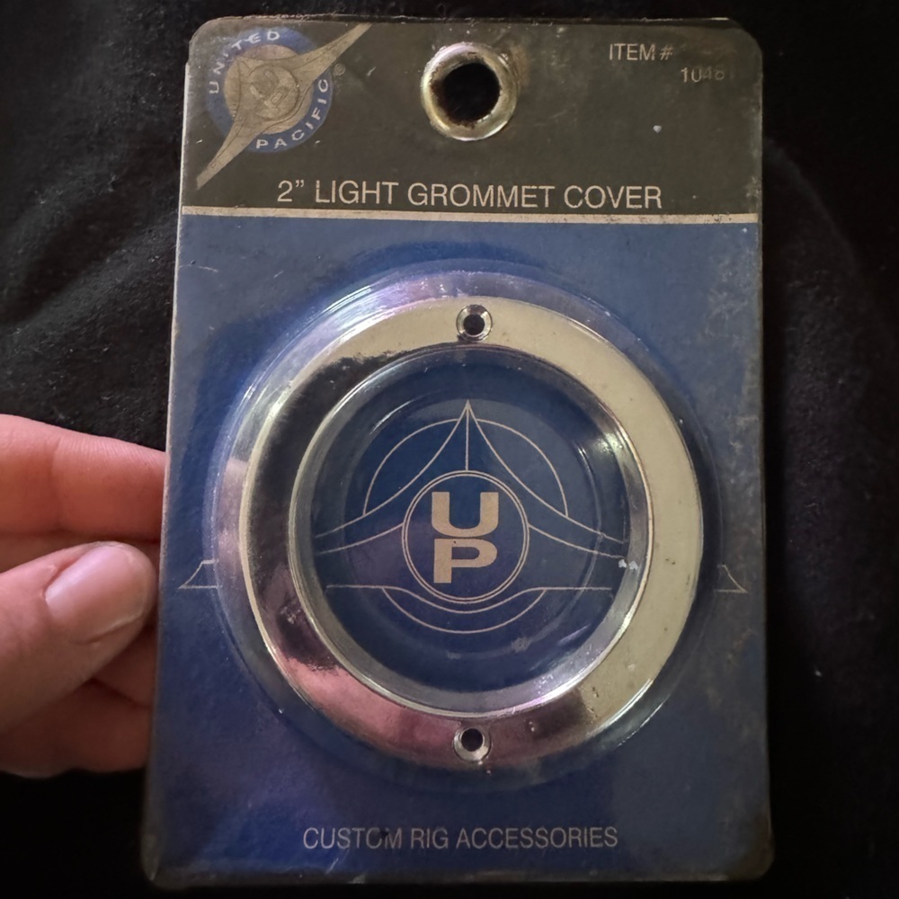 United Pacific 2” Stainless Steel Mounting Bezel Light Grommet Cover